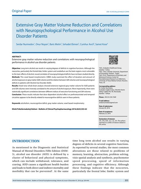 neuropsychological performance in alcoholic patients